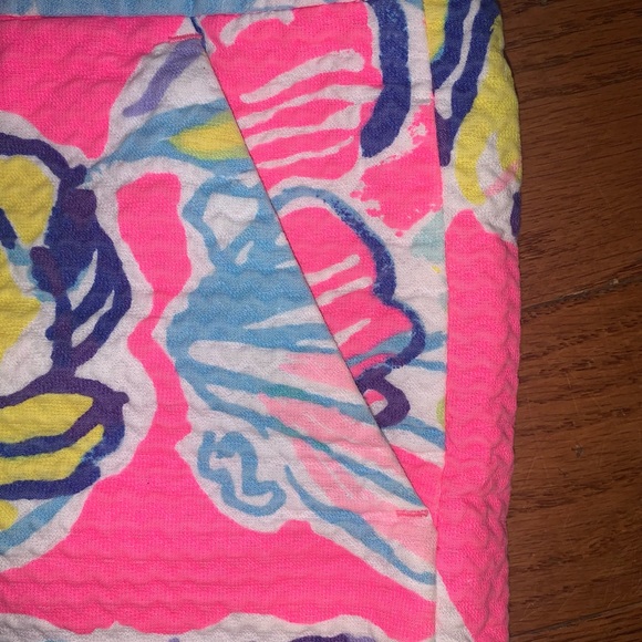 LILLY PULITZER ADIE Swept by the Tides Floral Shorts 6 EUC - Picture 4 of 8